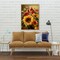 Diamond Painting for Adults Kits, 5D Cardinal Diamond Art Kits for Beginners, DIY Full Drill Sunflowers Diamond Gem Art Kits for Home Wall Decor 12x16 Inch